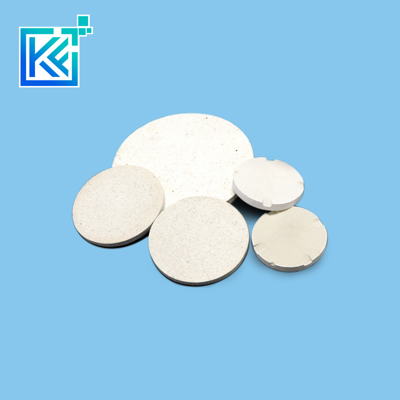 Manufacturer Customization Precision Wear-Resistant High Temperature Heat-Treatmentresistant Anti-Corrosion Insulation Round Corundum Mullite Plate Substrate