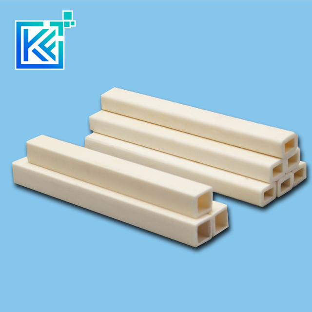 Manufacturer Precision Customerization Square Rectangular Single-Bore Wear-Resistant Anti-Corrosion High Temperature Insulation Alumina Ceramic Tubes Pipes