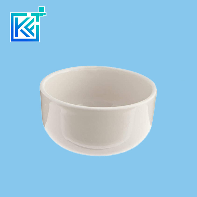 Manufacturer Precision Customerization Chemical-Porcelain Combustion Rounded Bottom Capsule Alumina Low Form Crucible