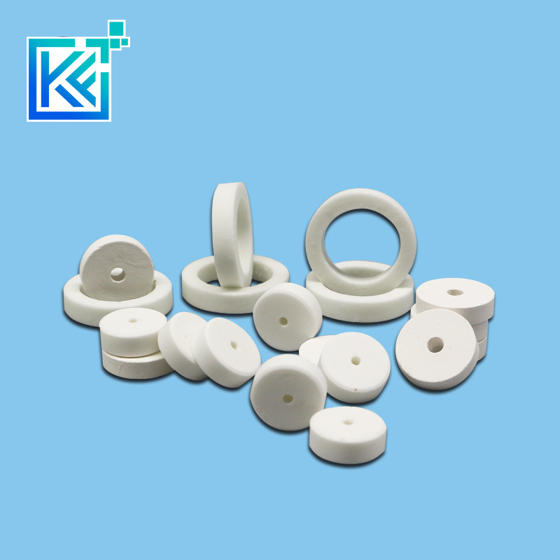 Manufacturer Customerization Wear-Resistant Anti-Corrosion High Temperature Insulation Heat-Treatment Aluminium Oxide Round Alumina Ceramic Bearing Rings