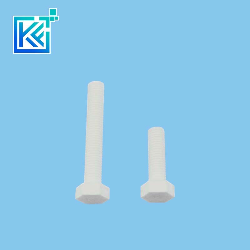 Manufacturer Customerization Wear-Resistant Anti-Corrosion High Temperature Insulation Heat-Treatment Sintering Zirconia Ceramic Mechanical Fasteners Screws