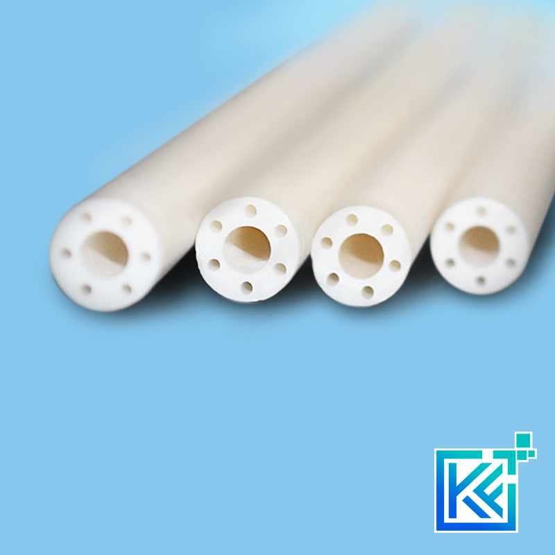 Manufacturer Precision Customerization Round Seven-Bore Wear-Resistant Anti-Corrosion & High Temperature Insulation Alumina Ceramic Valves Pipes Tubes