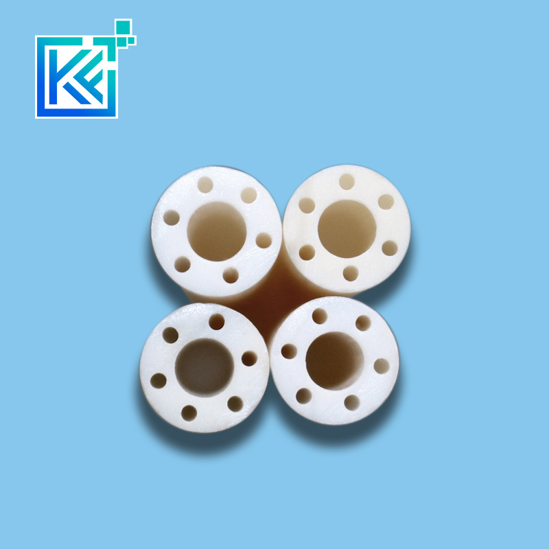 Manufacturer Precision Customerization Round Seven-Bore Wear-Resistant Anti-Corrosion & High Temperature Insulation Alumina Ceramic Valves Pipes Tubes