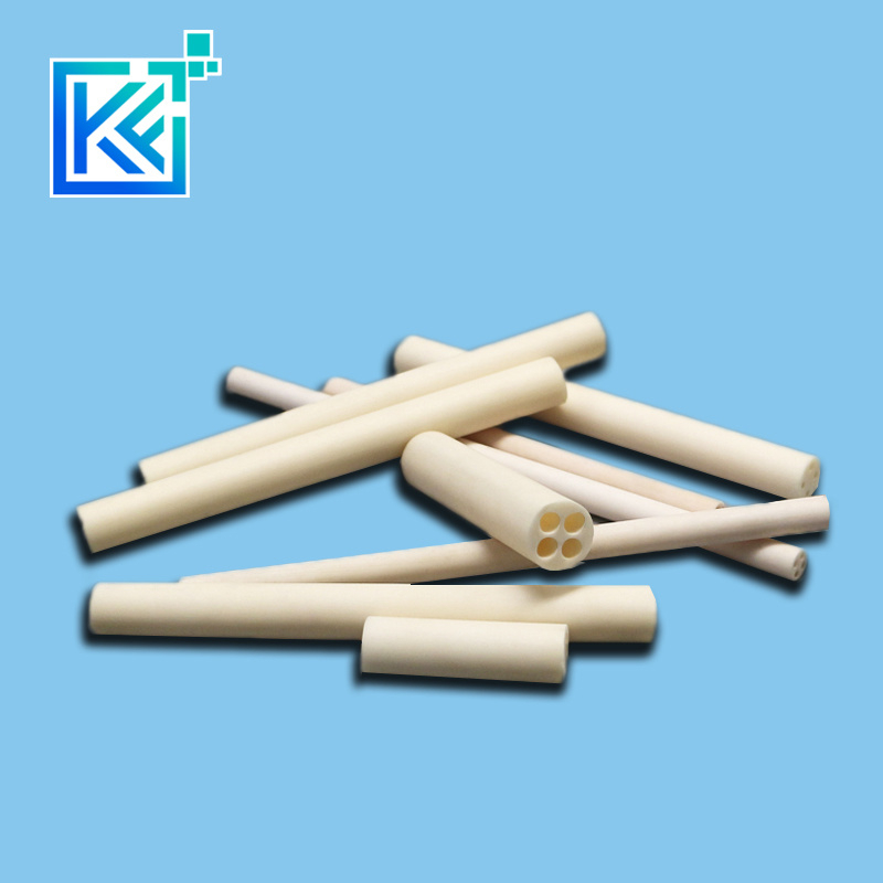 Manufacturer Precision Customerization Round Five-Bore 99% Wear-Resistant Anti-Corrosion High Temperature Hot-Treatment Insulation Alumina Ceramic Pipes Tubes