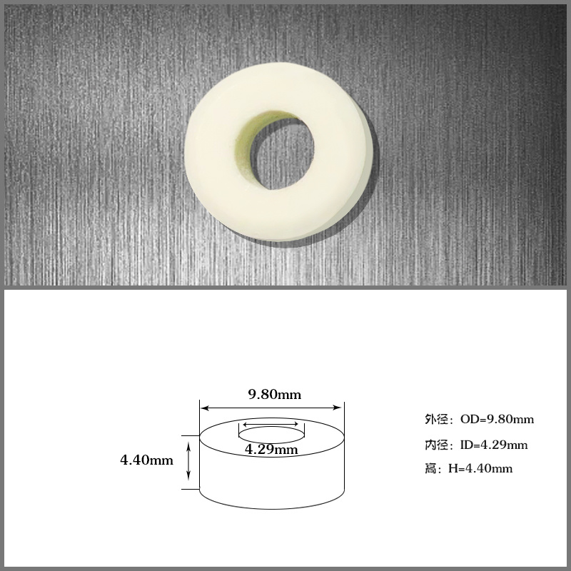 Manufacturer Customization Wear-Resistant Heat-Treatment Anti-Corrosion Insulation Sintering Round Alumina Industrial Structure Ceramic Rings Washers