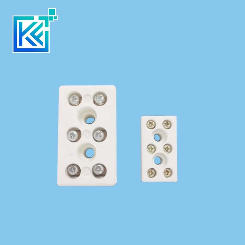 Manufacturer Customerization Wear-Resistant Anti-Corrosion Refractory Insulator Alumina Electrical Ceramic Wiring Terminal Amphenol Connector