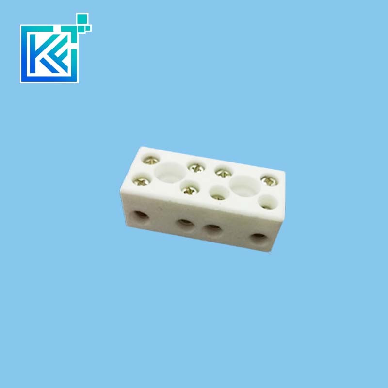 Factory Customization Wear-Resistant Anti-Corrosion Refractory Insulator Zirconia Electrical Ceramic Wiring Terminal Amphenol Connector