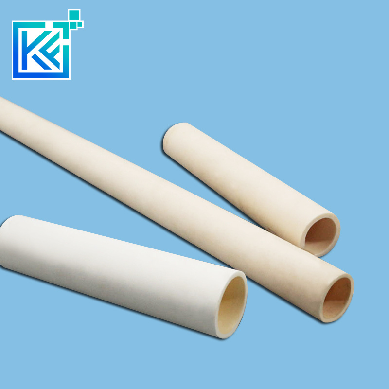 Manufacturer Customerization Wear-Resistant Anti-Corrosion High Temperature Hot-Treatment Aluminium Oxide Round Single-Bore Alumina Ceramic Short Tubes Pipes