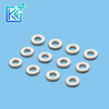 Manufacturer Customerization Wear-Resistant Anti-Corrosion High Temperature Hot-Treatment MGO Magnesium Oxide Round Single-Bore Magnesia Ceramic Rings Washers