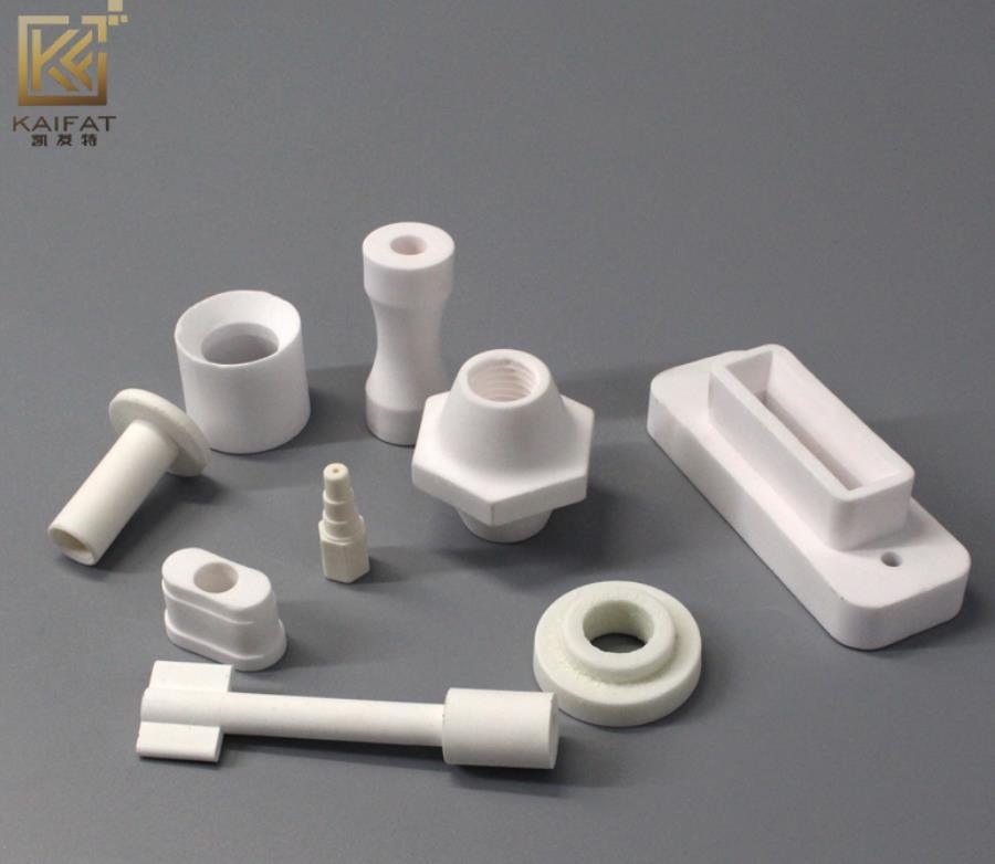 Manufacturer Customization Wear-Resistant High Temperature Anti-Corrosion Insulation Heat-Treatment Refractory Round Non-Standard Alumina Ceramic Flange