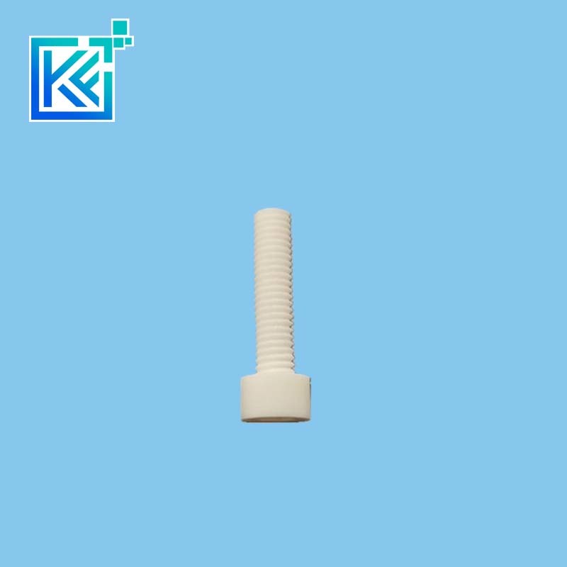 Manufacturer Customization Wear-Resistant Anti-Corrosion High Temperature Heat-Treatment Sintering MGO Magnesia Industrial Ceramic Fastners Screws