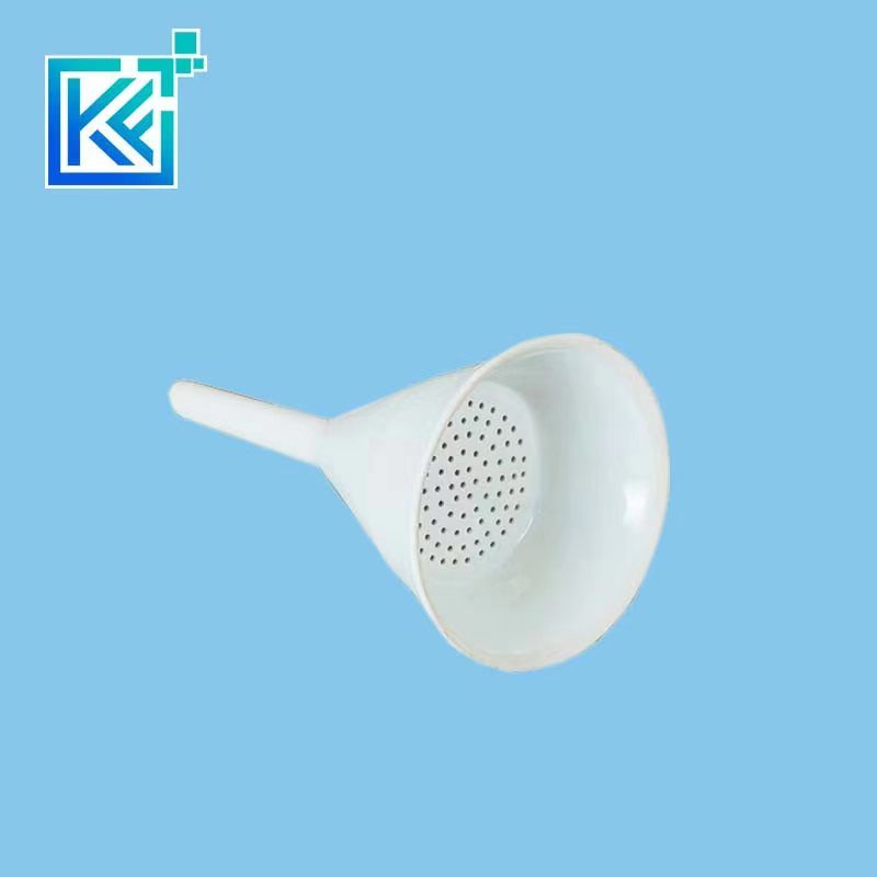 Manufacturer Precision Customerization High Temperature Resistance Thermal Shock Resistance Corrosion Resistance Hirsch Funnel with Fixed Perforated Plate