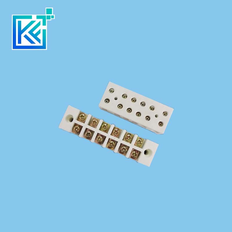 Manufacturer Customization Wear-Resistant Anti-Corrosion Refractory Insulator Alumina Electrical Ceramic Wiring Terminal Amphenol Connector