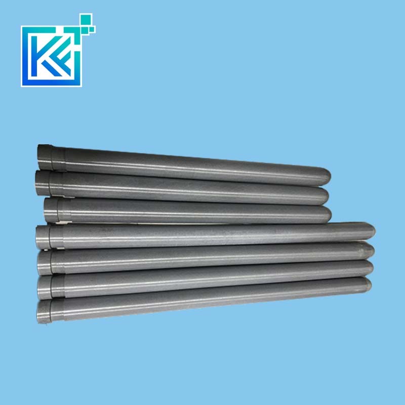 Manufacturer Precision Customization High Temperature Resistance Thermal Silicon Nitride Ceramic Thermocouple Protection Furnace Tube