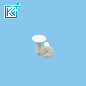 Manufacturer Customization Wear-Resistant Anti-Corrosion Heat-Treatment Insulation Sintering Round-Head Alumina Industrial Ceramic Mechanical Fasteners Screws