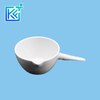 Manufacturer Precision Customerization Refractory Casserole Ceramic Evaporation Bowl Cup Pot with Handle for Melting Casting Refining Porcelain Crucible Dish