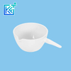 Manufacturer Precision Customerization Refractory Casserole Ceramic Evaporation Bowl Cup Pot with Handle for Melting Casting Refining Porcelain Crucible Dish