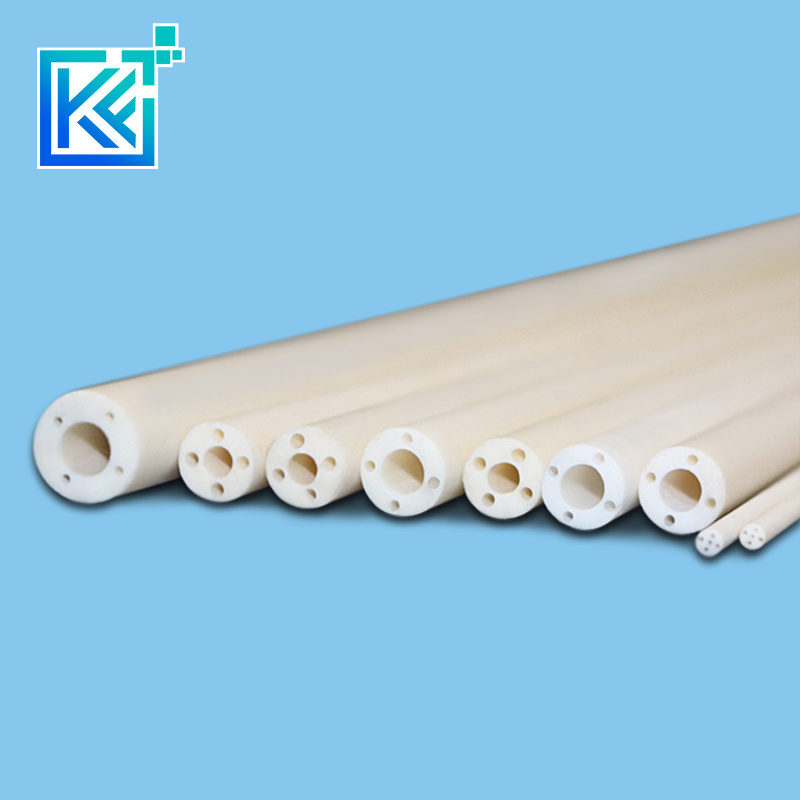 Manufacturer Customerization Five-Bore Wear-Resistant Anti-Corrosion High Temperature Heat-Treatment Aluminium Oxide Round Alumina Ceramic Valve Pipe Tube