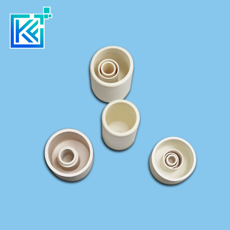 Manufacturer Wear-Resistant Anti-Corrosion High Temperature Insulation Hot-Treatment Zirconium Oxide Evaporation Round Cylindrical Zirconia Ceramic Crucible