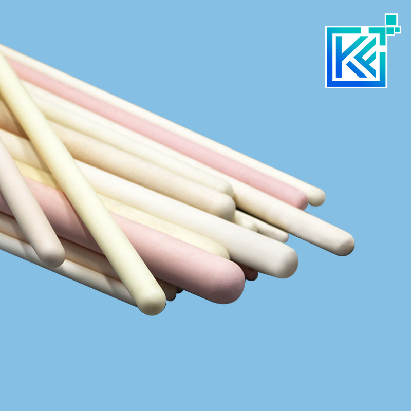 Manufacturer Customization Wear-Resistant Anti-Corrosion Insulation Heat-Treatment Single-Bore Round Alumina Ceramic One Head Sealed Pipes Tubes