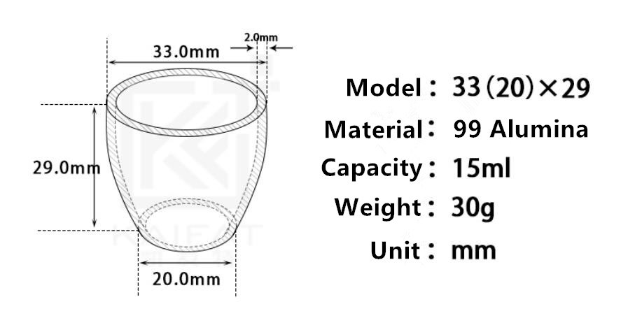 Manufacturer Customerization Wear-Resistant Anti-Corrosion High Temperature Refractory Insulation Evaporation Round Arc Cylindrical Alumina Ceramic Crucibles