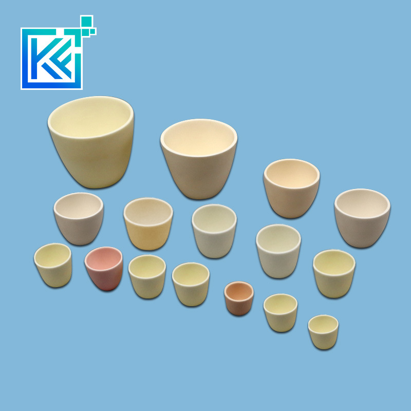 Manufacturer Customerization Wear-Resistant Anti-Corrosion High Temperature Refractory Insulation Evaporation Round Arc Cylindrical Alumina Ceramic Crucibles