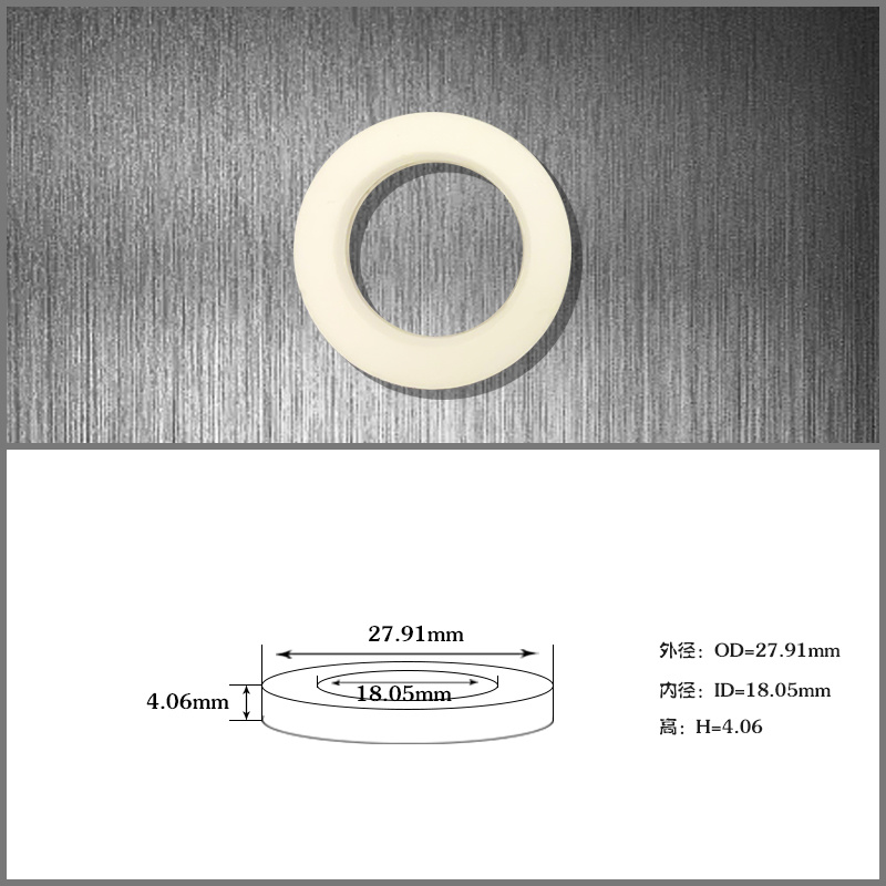 Manufacturer Customization Wear-Resistant Heat-Treatment Anti-Corrosion Insulation Sintering Round Alumina Industrial Structure Ceramic Rings Washers