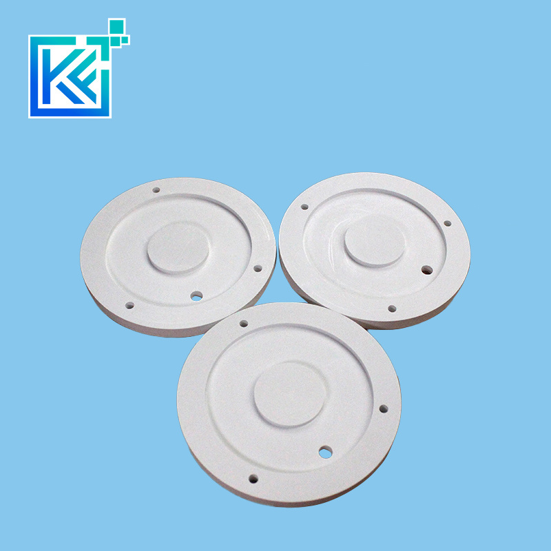 Manufacturer Customization Wear-Resistant Anti-Corrosion Insulation Heat-Treatment Round Non-Standard Mechanical Alumina Ceramic Structure Flange