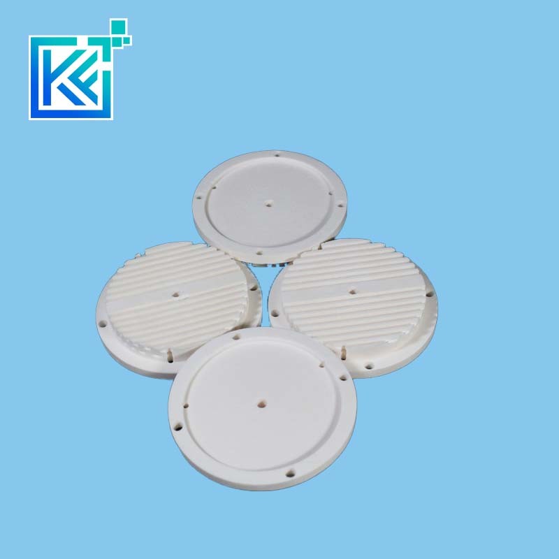 Manufacturer Customization Wear-Resistant Anti-Corrosion Insulation Heat-Treatment Refractory Round Non-Standard Mechanical Alumina Ceramic Flange