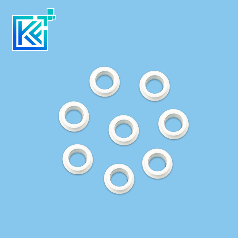 Manufacturer Customerization High Temperature Resistance Wear-Resistant Alumina Ceramic Bushing Tube Textile Ceramic Parts Eyelets Textile Machinery Flanges