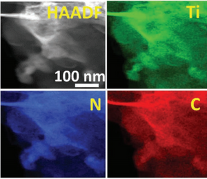 Multilayer Ti3C2 nitride