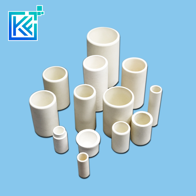 Manufacturer Customerization Wear-Resistant Anti-Corrosion High Temperature Heat-Treatment Sintering Magnesium Oxide Cylindrical Magnesia Ceramic Crucibles