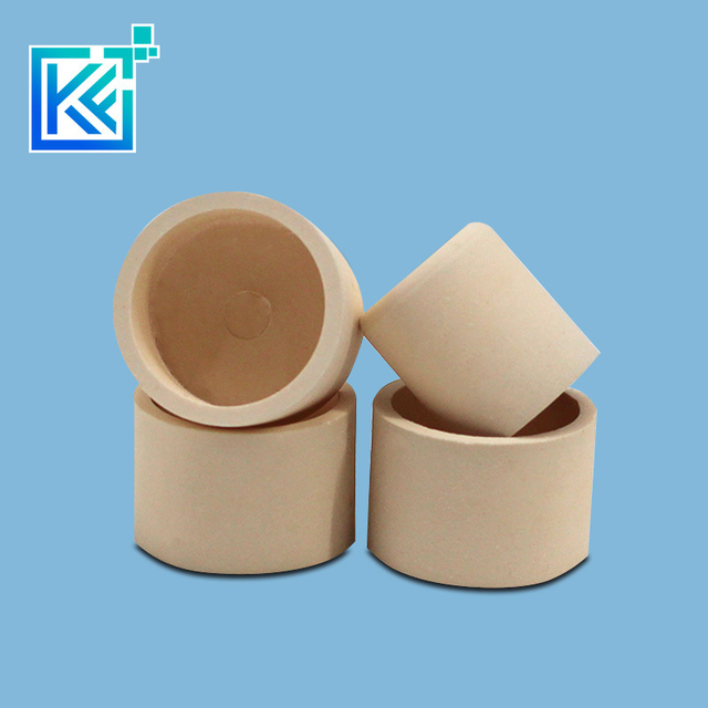 Manufacturer Customization Wear-Resistant High Temperature Anti-Corrosion Insulation Refractory Cerium Oxide Evaporation Cylindrical Ceria Ceramic Crucibles