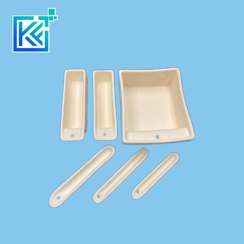 Manufacturer Precision Customerization Lab Supplies 99% Alumina Square Corundum Crucible Tube Furnace High Temperature Resistance Combustion Boat