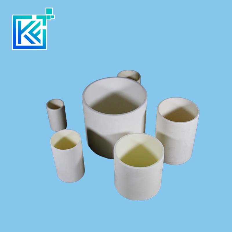 Manufacturer Customerization Wear-Resistant Anti-Corrosion High Temperature Insulation Heat-Treatment Sintering Cylindrical Zirconia Ceramic Crucibles