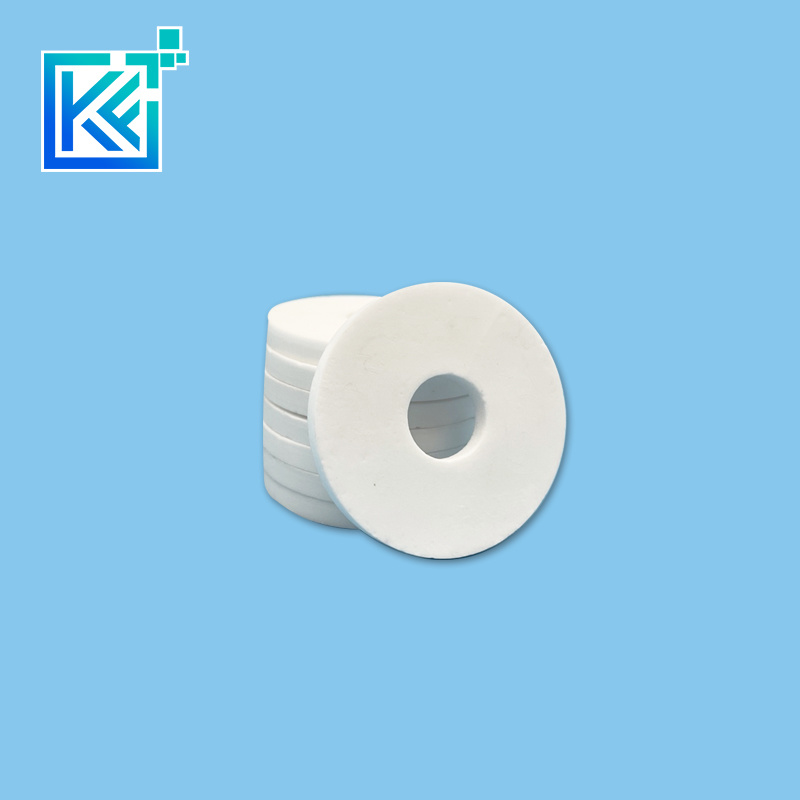 Manufacturer Customization Wear-Resistant Heat-Treatment Anti-Corrosion Insulation Sintering Round Alumina Industrial Structure Ceramic Rings Washers