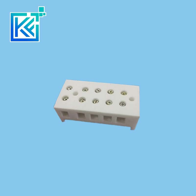 Manufacturer Customization Wear-Resistant Anti-Corrosion Refractory Insulator Zirconia Electrical Ceramic Wiring Terminal Amphenol Connector