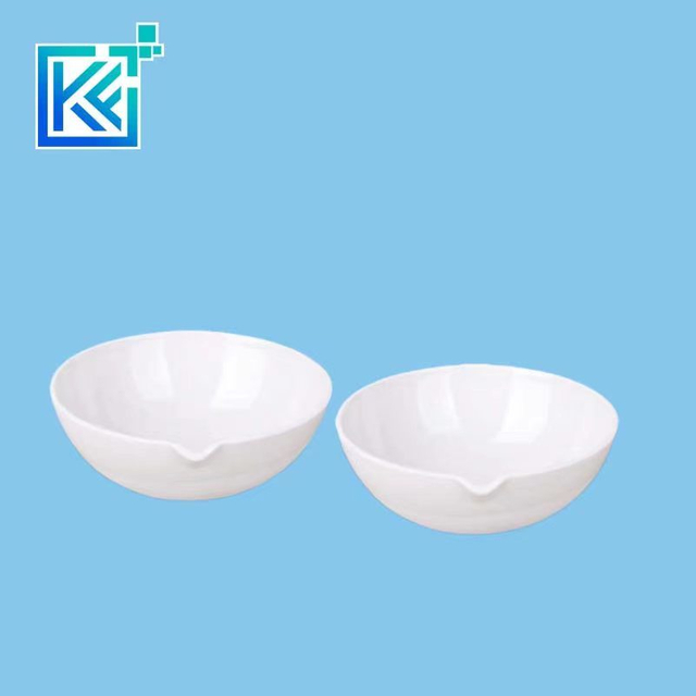 Manufacturer Precision Customerization High Temperature Resistance Thermal Shock Resistance Alumina Porcelain Evaporating Dishes with Lip, Shallow Form