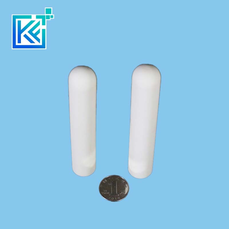 Manufacturer Customization Wear-Resistant Anti-Corrosion Insulation Heat-Treatment Single-Bore Round Head Alumina Ceramic One Head Sealed Pipes Tubes