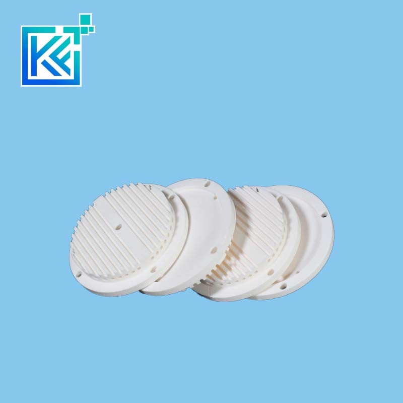 Factory Customization Wear-Resistant Anti-Corrosion Insulation Heat-Treatment Sintering Refractory Mechanical Round Non-Standard Macor Ceramic Flange