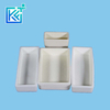 Manufacturer Customerization Wear-Resistant Anti-Corrosion High Temperature Heat-Treatment Insulation Sintering Square Rectangular Alumina Ceramic Crucibles