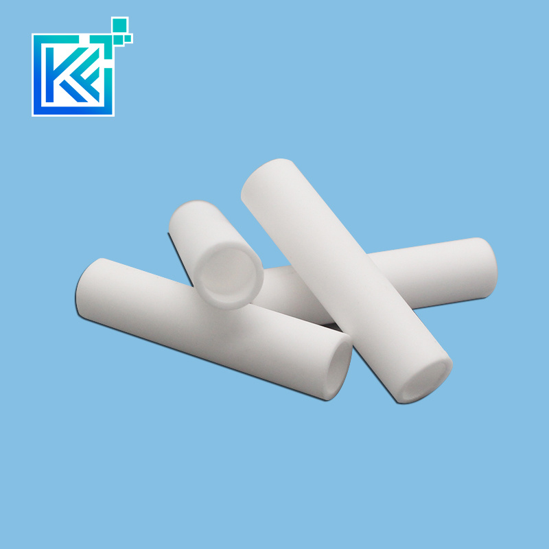 Manufacturer Customerization Wear-Resistant Anti-Corrosion High Temperature Heat-Treatment Refractory Double-Bore Round Alumina Ceramic Hollow Tubes Pipes