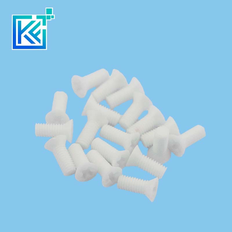 Manufacturer Customization Refactory Wear-Resistant Anti-Corrosion Insulation Heat-Treatment Sintering Alumina Industrial Ceramic Mechanical Fasteners Screws