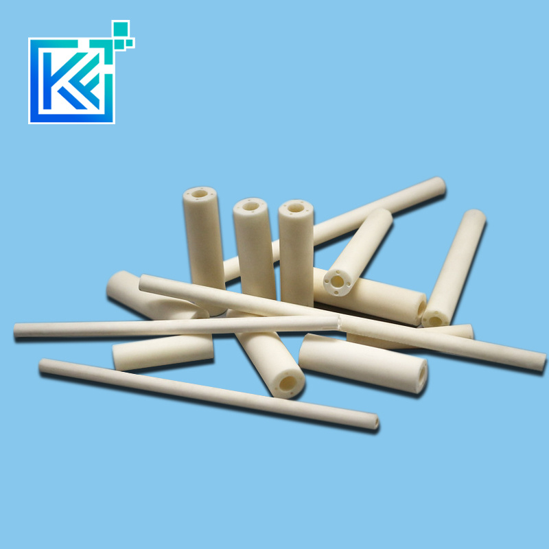 Manufacturer Customerization Round Single-Bore Wear-Resistant Anti-Corrosion High Temperature Heat-Treatment Insulation Alumina Ceramic Tubes Pipes