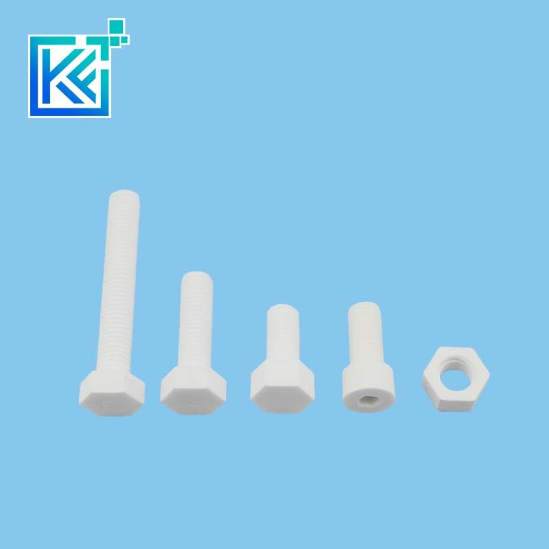 Manufacturer Customization Wear-Resistant High Temperature Anti-Corrosion Insulation Heat-Treatment Refractory Macor Ceramic Industrial Screws Fasteners