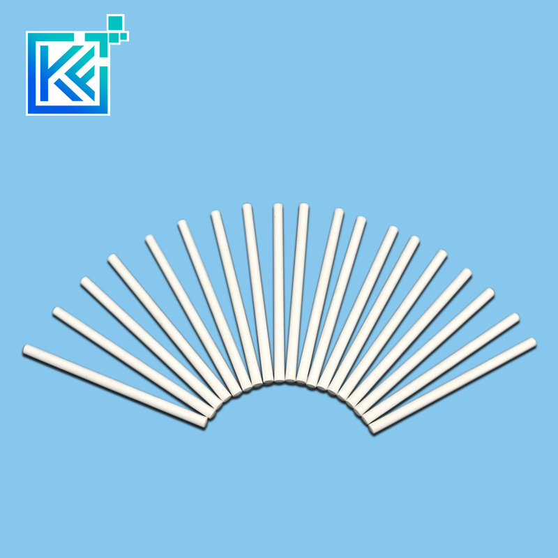 Manufacturer Customerization Wear-Resistant Anti-Corrosion High Temperature Hot-Treatment MGO Magnesium Oxide Round Short Solid Magnesia Ceramic Sticks Rods