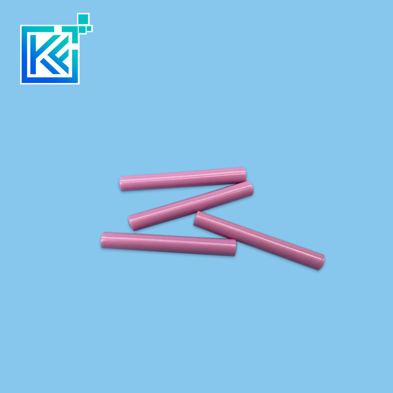 Manufacturer Customization Wear-Resistant Anti-Corrosion Heat-Dissipation Insulator Sintering Pink Alumina Industrial Ceramic Mechanical Tubes Pipes