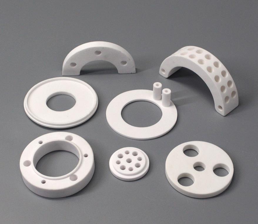 Manufacturer Customization Wear-Resistant High Temperature Anti-Corrosion Insulation Heat-Treatment Refractory Round Non-Standard Alumina Ceramic Flange