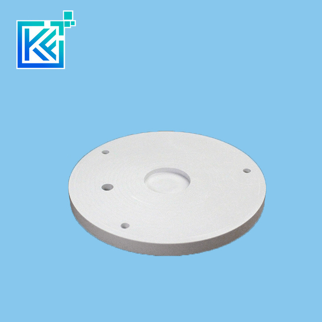 Manufacturer Customization Wear-Resistant Anti-Corrosion Insulation Heat-Treatment Round Non-Standard Mechanical Alumina Ceramic Structure Flange