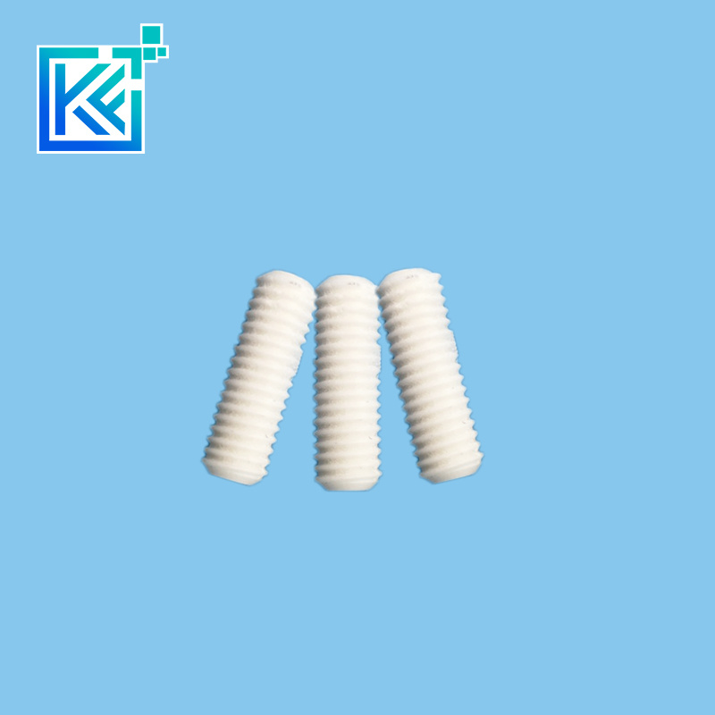 Manufacturer Customization Wear-Resistant Anti-Corrosion High Temperature Insulation Heat-Treatment Sintering Alumina Ceramic Mechanical Screws Fasteners